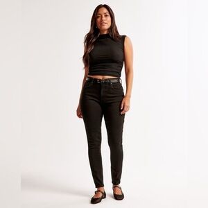 Abercrombie & Fitch Curve Love High Rise Super Skinny Ankle Jean